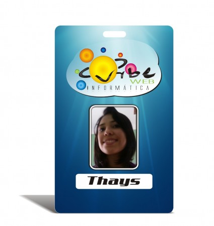 Crachá em PVC